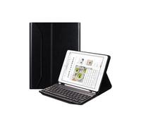 Ceci est un clavier QWERTY,Etui coque PU avec clavier Bluetooth pour Apple iPad air 1/2 iPad Pro 9.7 / iPad 9.7 2021 - Noir