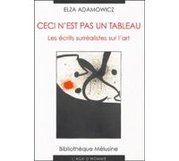 Ceci n'est pas un tableau: Les écrits surréalistes sur l'art