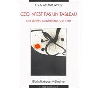 Ceci N'est Pas Un Tableau - Les Écrits Surréalistes Sur L'art