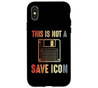 Ceci n'est Pas Une icône de Sauvegarde Ingénieur Logiciel Coque pour iPhone X/XS