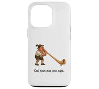 Ceci n'est pas une pipe - Alphorn Gag - Ceci n'est pas une pipe Coque pour iPhone 13 Pro