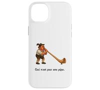 Ceci n'est pas une pipe - Alphorn Gag - Ceci n'est pas une pipe Coque pour iPhone 14 Plus