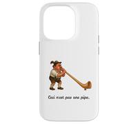 Ceci n'est pas une pipe - Alphorn Gag - Ceci n'est pas une pipe Coque pour iPhone 14 Pro