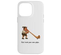 Ceci n'est pas une pipe - Alphorn Gag - Ceci n'est pas une pipe Coque pour iPhone 14 Pro Max