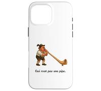 Ceci n'est pas une pipe - Alphorn Gag - Ceci n'est pas une pipe Coque pour iPhone 16 Pro Max