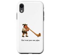 Ceci n'est pas une pipe - Alphorn Gag - Ceci n'est pas une pipe Coque pour iPhone XR