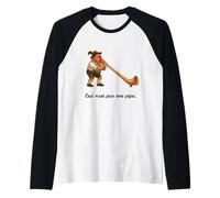 Ceci n'est pas une pipe - Alphorn Gag - Ceci n'est pas une pipe Manche Raglan