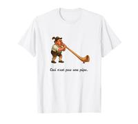Ceci n'est pas une pipe - Alphorn Gag - Ceci n'est pas une pipe T-Shirt