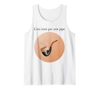 Ceci n'est Pas Une Pipe The Treachery of Images T-Shirt Art Débardeur