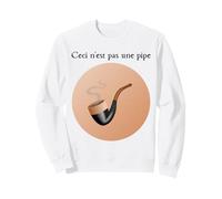 Ceci n'est Pas Une Pipe The Treachery of Images T-Shirt Art Sweatshirt