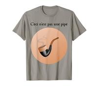 Ceci N'est pas une pipe The Treachery of Images T-shirt T-Shirt
