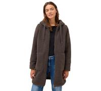 Cecil 1005388 Manteau en Peluche avec Capuche, Taupe Champignon, XS Femme