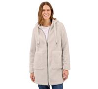 Cecil 1005388 Manteau en Peluche avec Capuche, Teddy Vanilla White, XXL Femmes