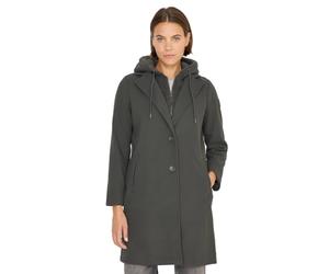 Cecil 1005473 Manteau avec Incrustation en Peluche, Olive Pastel, M Femmes