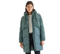 Cecil 1005474 Manteau Bouffant avec Velours côtelé, Vert Glace, M Femmes