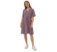 Cecil 1408824 Robe texturée à Motifs, Rouge mûre, S Femmes