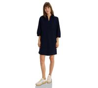 Cecil 1408901 Robe en Velours côtelé de Couleur Unie, Urban Dark Blue, XXL Femmes