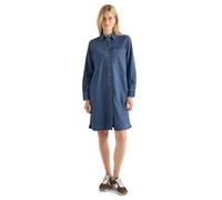 Cecil 1408976 Robe en Denim, Mid Blue Wash, L Femmes