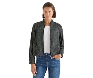 Cecil 2117362 Blouson avec Ourlet élastique, Noir, XL Femme