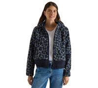 Veste en peluche avec détails en softshell