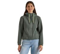 Veste à capuche aux textures variées