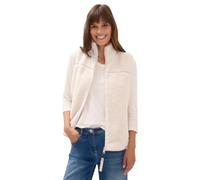 Cecil 2200553 Gilet Court, Peluche Vanille Blanche, S Femme