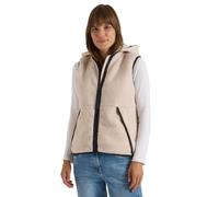 Gilet en peluche avec capuche amovible