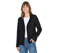 Cecil 2515394 Cardigan avec détails structurés, Noir chiné, XXL Femme