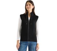 Cecil 2515566 Blouson Sweat à Motif léopard, Noir, M Femme