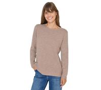Cecil 3015484 Pull structuré à col Rond, Mélange Taupe chiné, L Femme