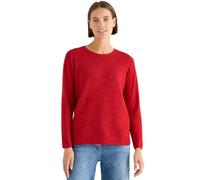 Cecil 3015484 Pull texturé, Fiery Red Heather Melange, L Femme