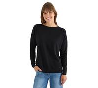 Cecil 3015530 Pull avec détails structurés, Noir, M Femme