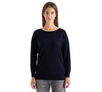 Cecil 3015530 Pull avec détails structurés, Urban Dark Blue, M Femme
