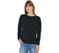 Cecil 3015530 Pull avec détails structurés, Vert d'encre, XXL Femme