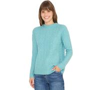 Cecil 3015558 Pull avec Motif tricoté, Mélange Vert conifere, XL Femme
