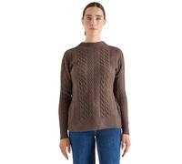 Cecil 3015558 Pull torsadé, Champignon Taupe mélangé, M Femme
