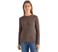 Cecil 3015559 Pull avec détails structurés, Champignon Taupe mélangé, S Femme