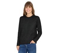 Cecil 3015559 Pull avec détails structurés, Noir chiné, S Femme