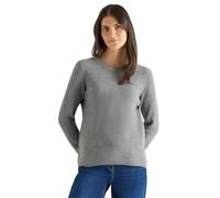 Cecil 3015559 Pull avec détails structurés, Sporty Grey Melange, XXL Femme