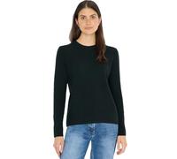 Cecil 3015559 Pull avec détails structurés, Vert d'encre, XS Femme