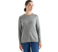 Cecil 3015573 Pull à col Rond Doux, Sporty Grey Melange, XXL Femme