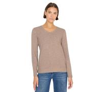Cecil 3015596 Pull à col en V, Caramel crème chiné mélangé, XL Femme