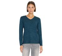 Cecil 3015596 Pull à col en V, Melange Bleu Melange, S Femme