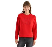 Cecil 3015659 Sweat-Shirt avec Broderie, Orange Pumkin, XL Femme