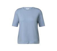Cecil 3015675 Sweat-Shirt à Manches Courtes, Bleu Montagne, S Femme