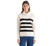 Cecil 3015686 Pull à col roulé Doux, Mélange de grège Clair, XXL Femme