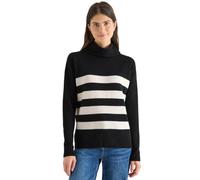 Cecil 3015686 Pull à col roulé Doux, Noir, M Femme