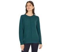 Cecil 3016933 Pull Doux, Dark Sea Green Melange, XL Femme