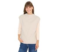 Cecil 3017057 Pull avec détail en Tricot, Oat Milk Beige mélangé, XL Femme