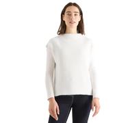 Cecil 3017224 Pull en Fil à Plumes Bicolore, Light Greige, XS Femme